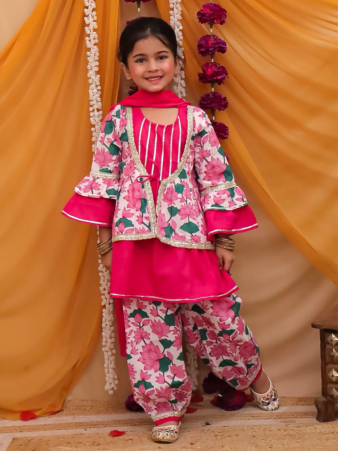 PinkWhitePrintedAfghaniRakhiCollection