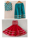 Turquoise Silk Lehnga Choli