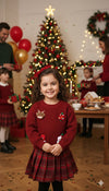 Christmas Red Skirt Dress