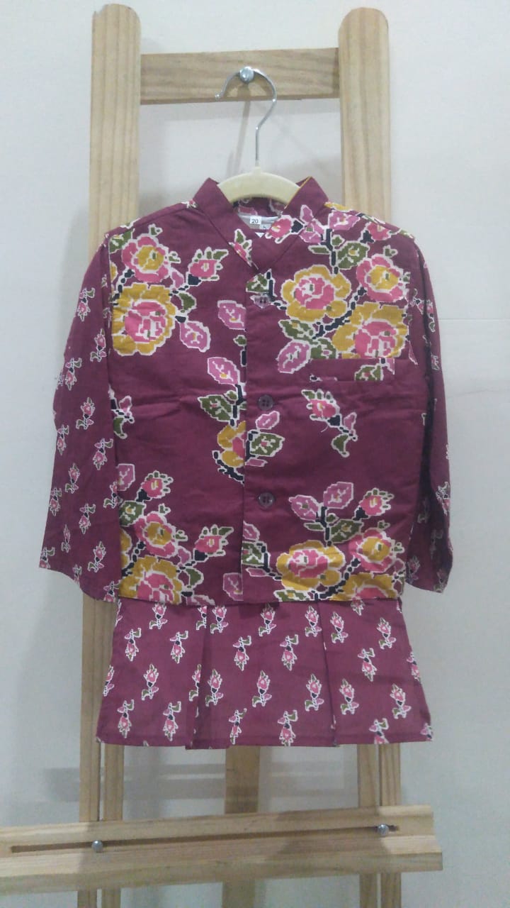 Maroon3pcKurtasetRakhiCollection