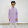 Solid Lavendar Kurta Set