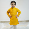 Solid Mustard Kurta Set
