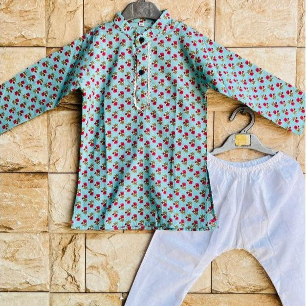 Sky blue gottapatti rakhi collection 2pc