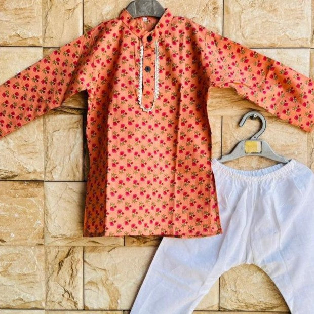 Peach Gottapatti rakhi collection 2pc