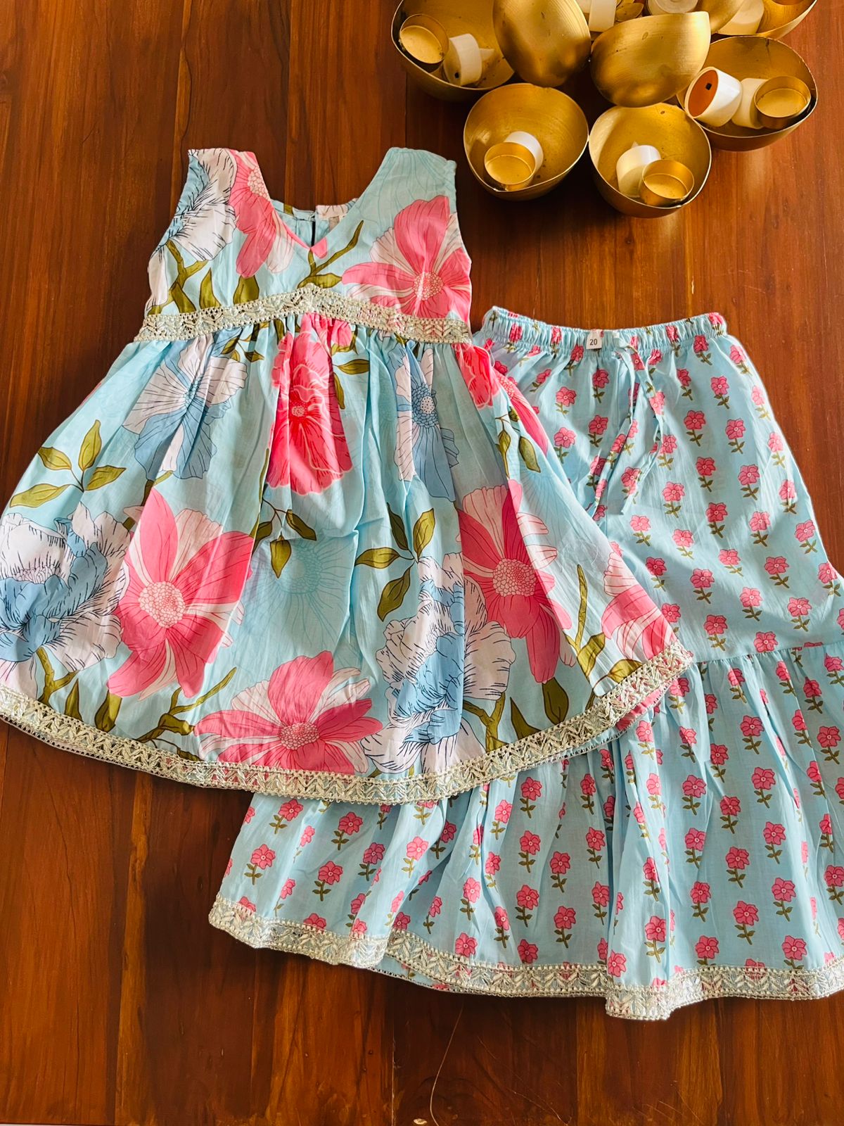 SkyBluePastelShararaSet