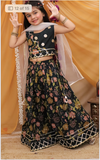 Bottle Green Embroided Lehnga Choli