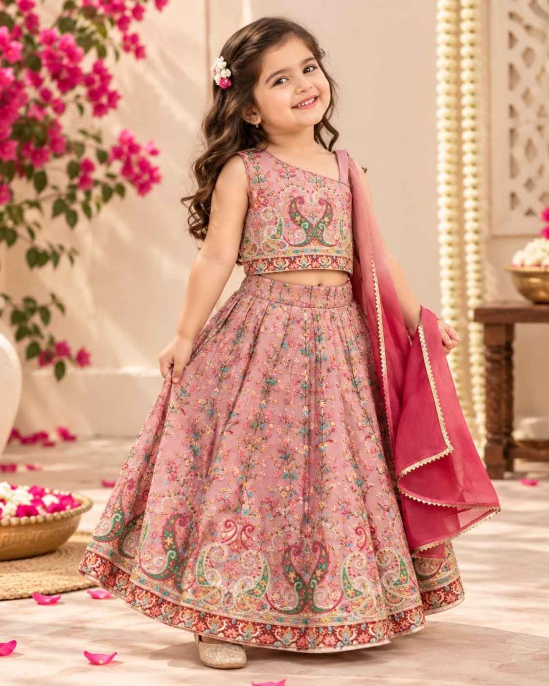 Parindey’s Designer Strappy Bagh-e-Bahar Lehnga Choli