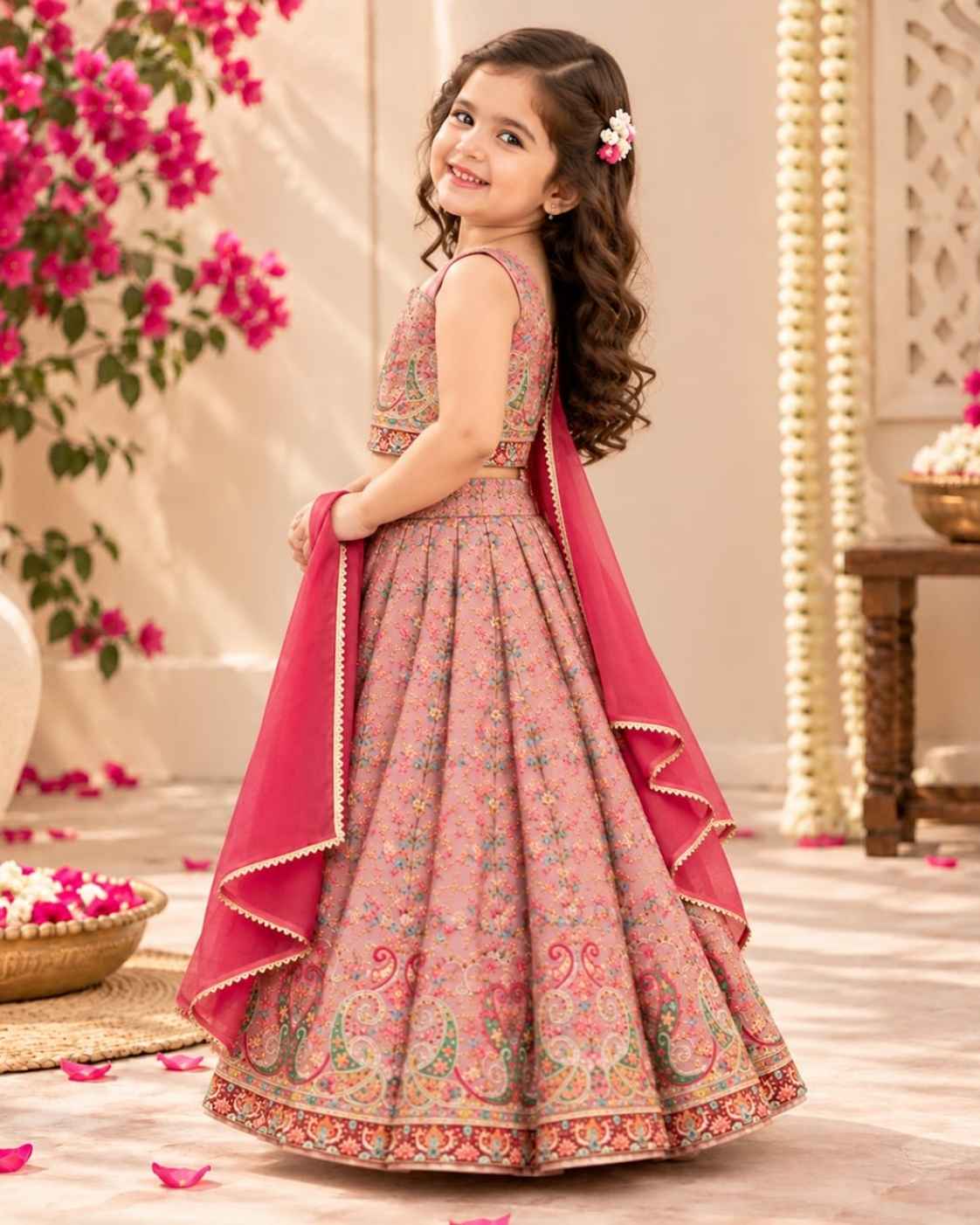Parindey’s Designer Strappy Bagh-e-Bahar Lehnga Choli