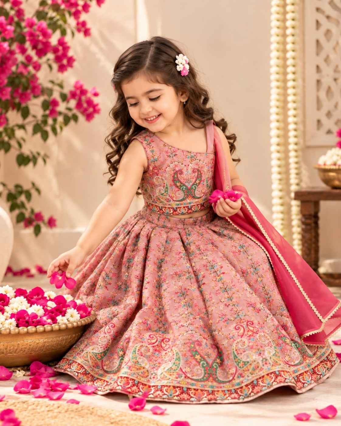 Parindey’s Designer Strappy Bagh-e-Bahar Lehnga Choli