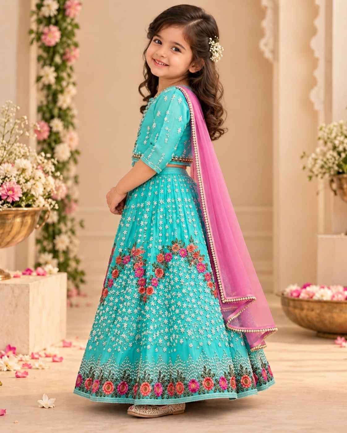 Parindey’s Firoza Gul Lehnga Choli