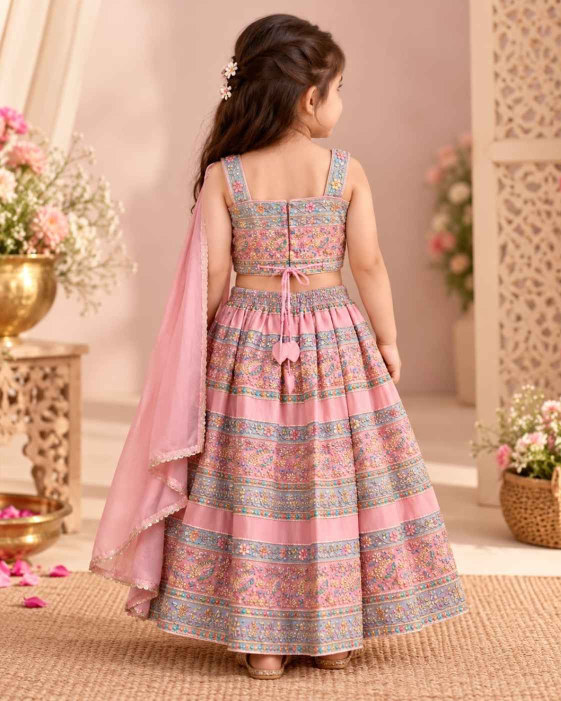 Parindey’s Rosé Rani Premium Heavy Lehnga Choli