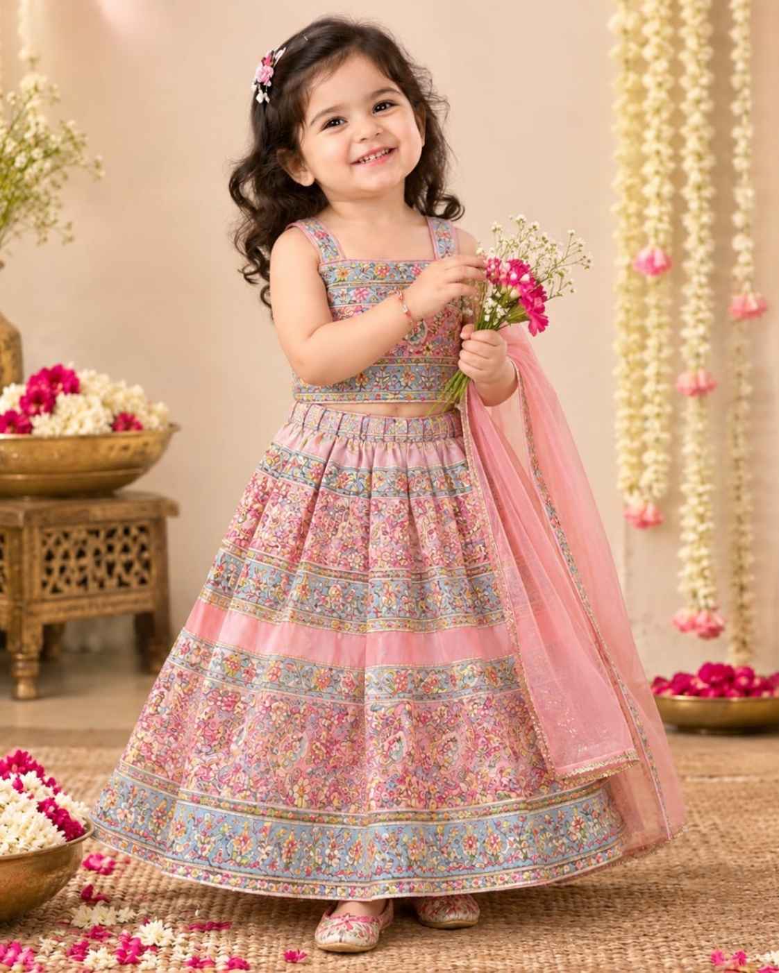 Parindey’s Rosé Rani Premium Heavy Lehnga Choli
