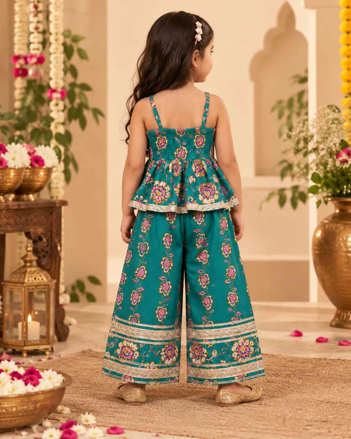 Festive season Peplum-Plazo set