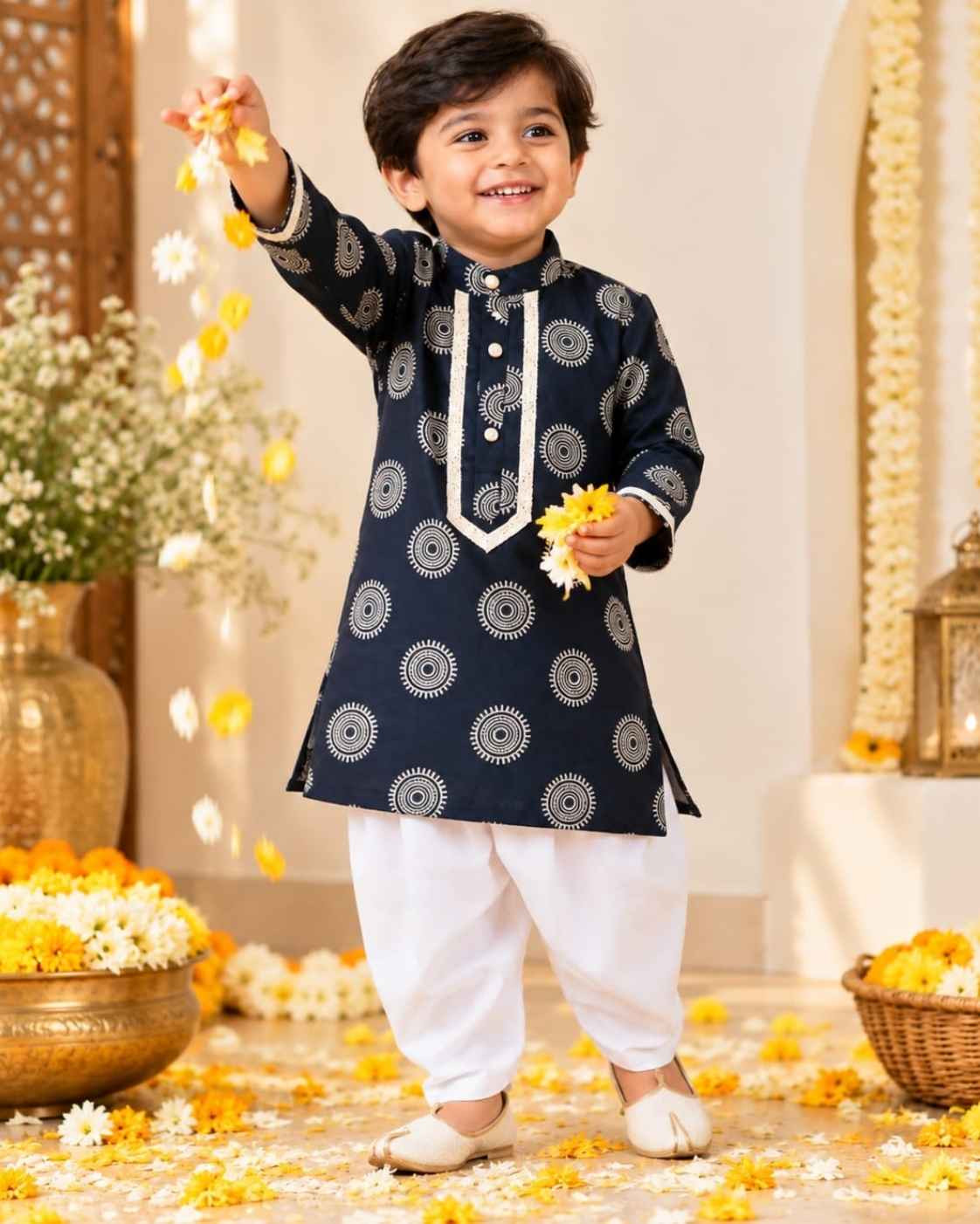 Parindey's Navratri Black Kurta Set