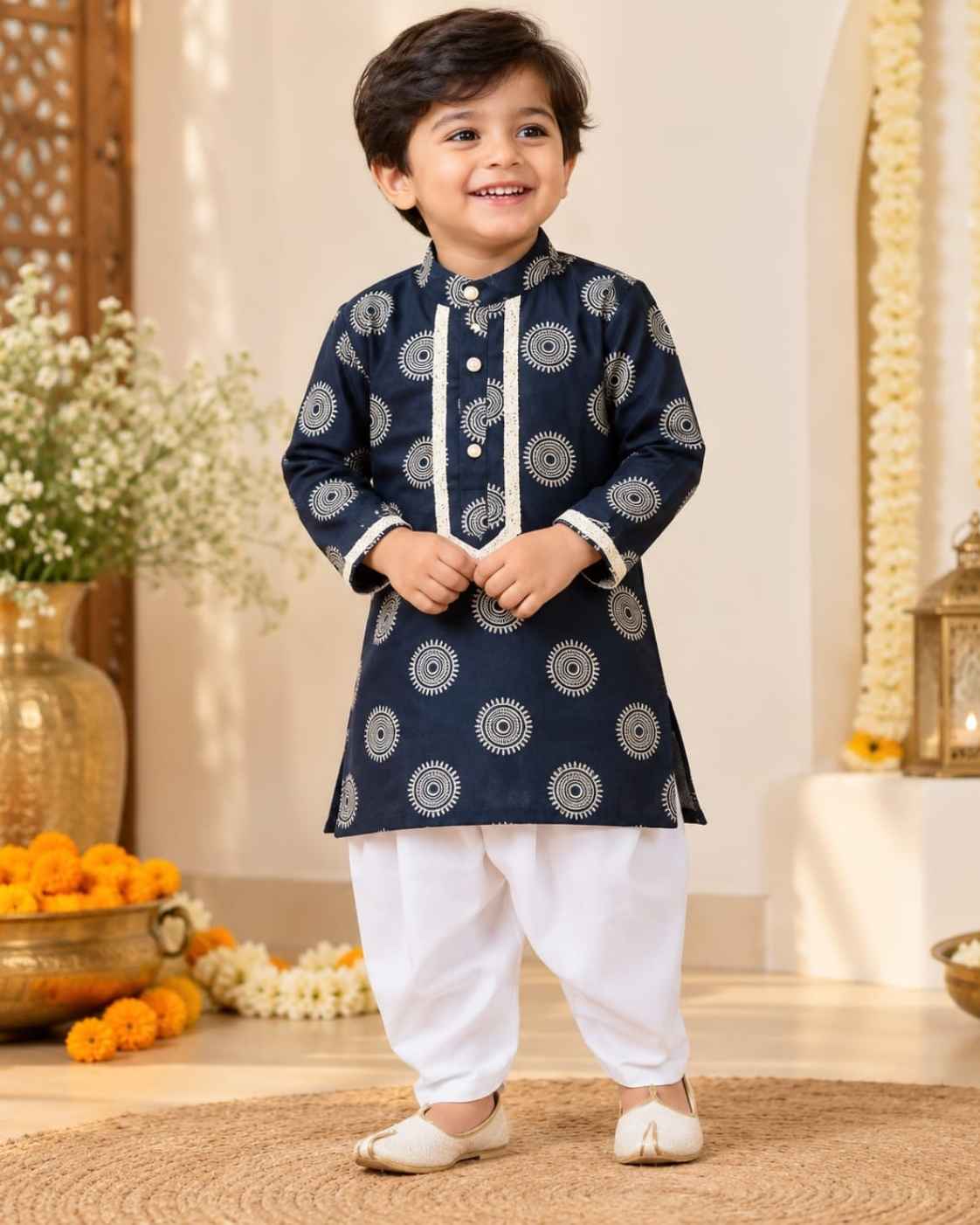 Parindey's Navratri Black Kurta Set