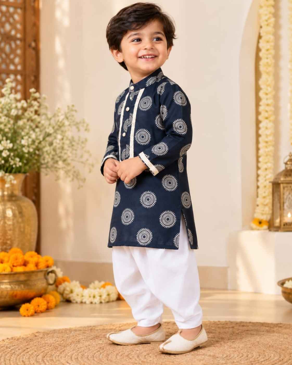Parindey's Navratri Black Kurta Set