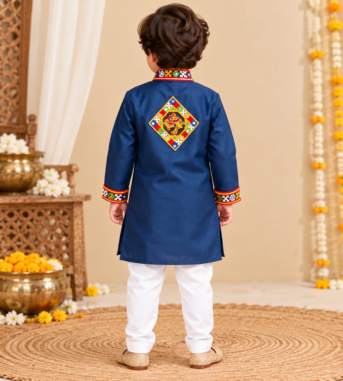 Parindey's Blue Navratri Kurta