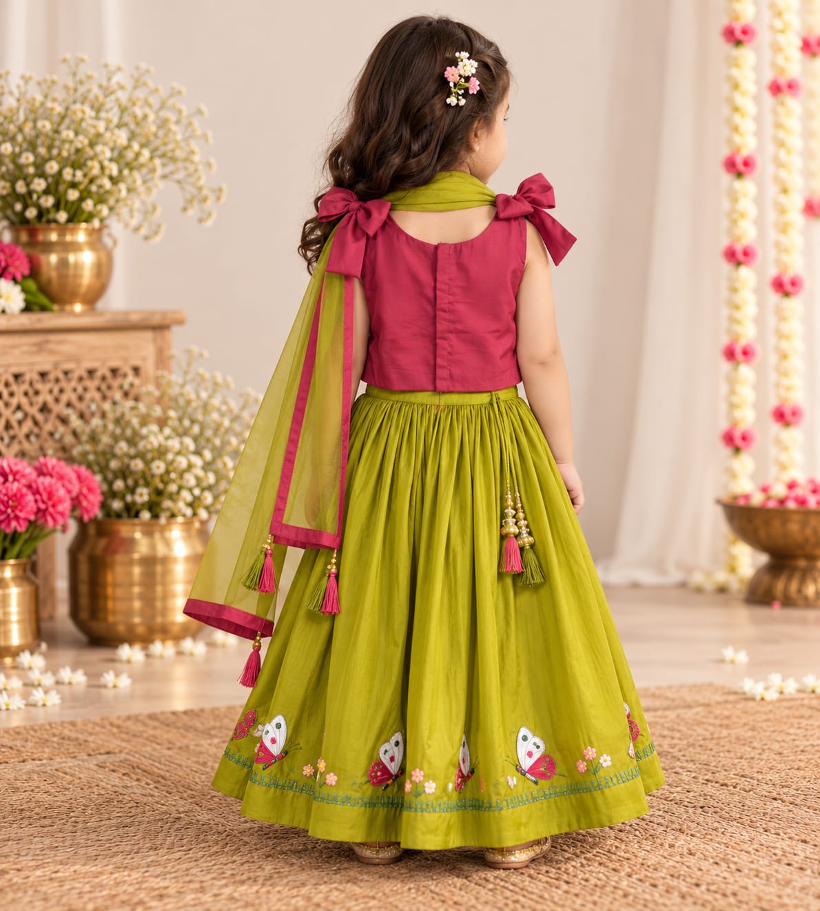 Banarasi Silk Premium Girls Lehnga