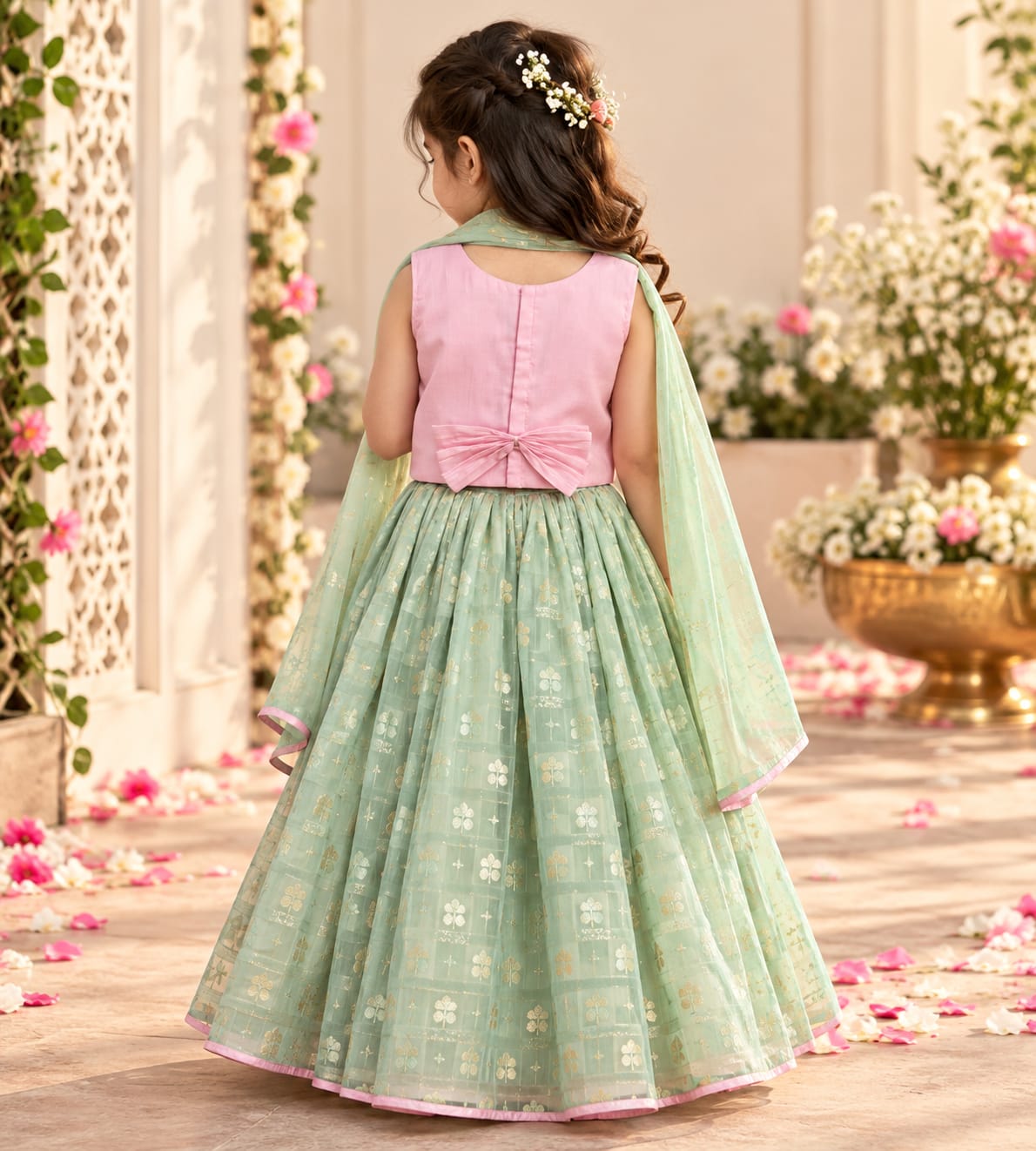 Banarasi Silk Premium Girls Lehnga