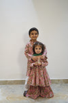 Nude Pink Kurta Set Sibling