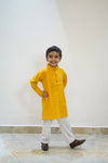 Solid Mustard Kurta Set